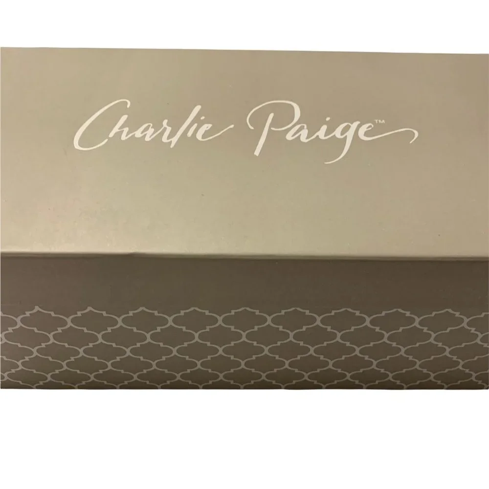 NIB Charlie Paige Pink Sequin Palm Tree Espadrille Size 9 Beach Vacation… - Picture 7 of 7